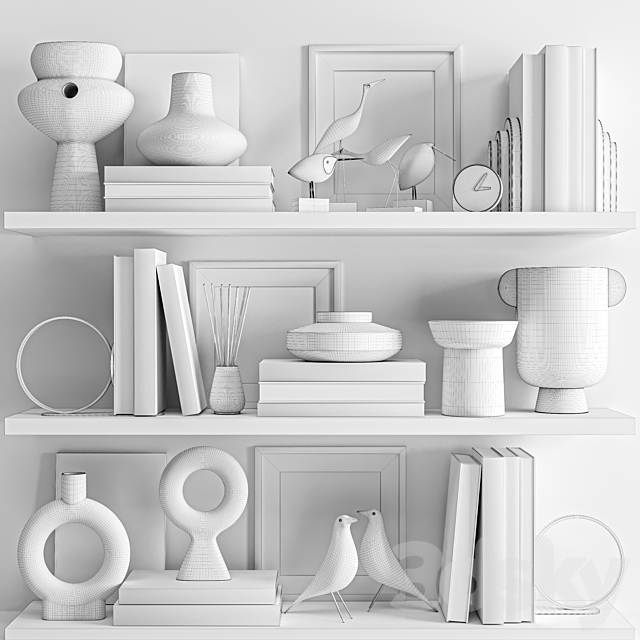 Decorative set_06 3dskyfree