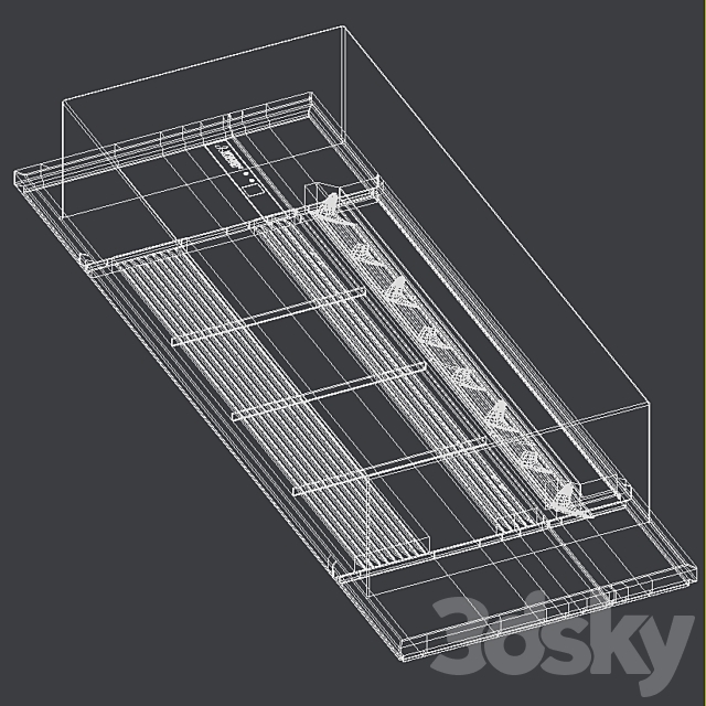 Mitsubishi Electric One-way Ceiling Cassette – MLZ series 3DSMax File - thumbnail 3