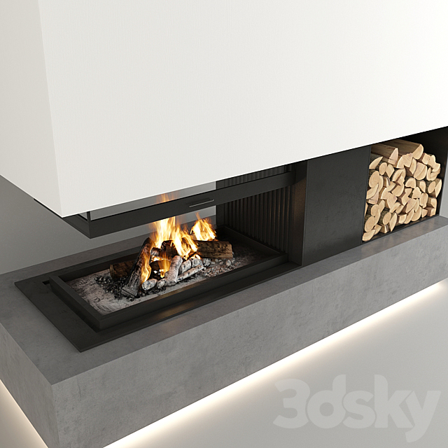 Fireplace 3dsky