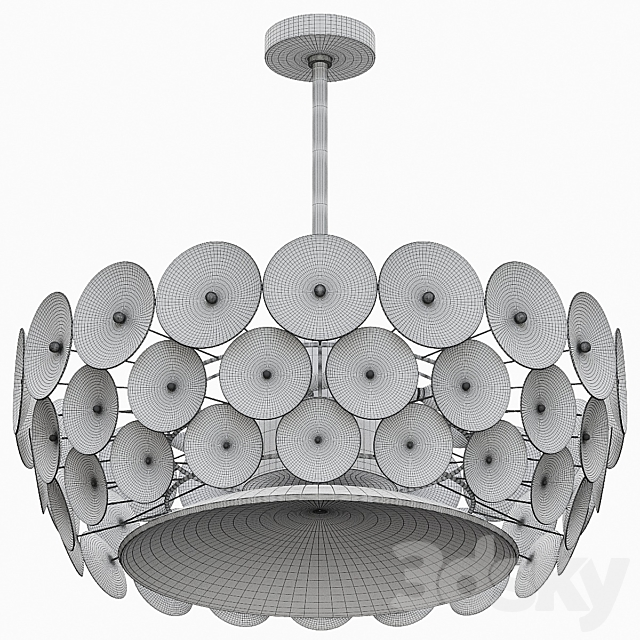 Anzazo chandelier 3d