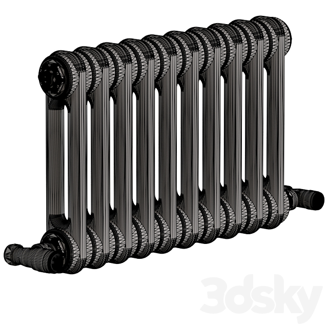 OM Tubular radiators Guardo Pilon S4H (Italy) 3DSMax File - thumbnail 2