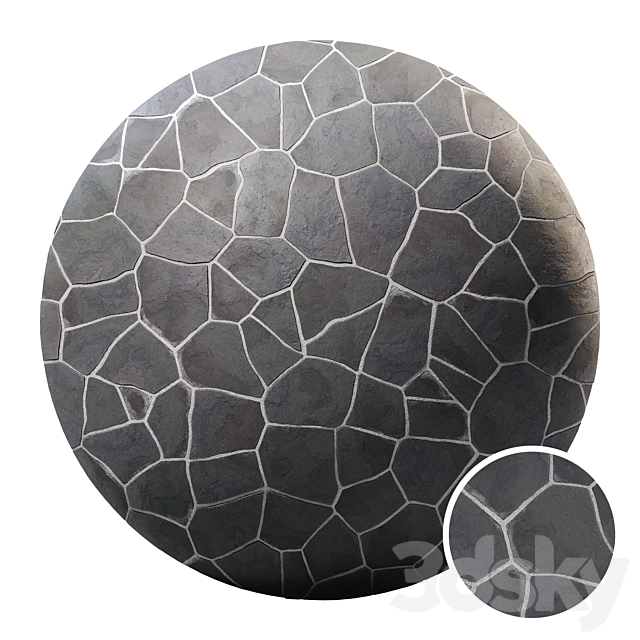 Floor Stone | PBR | 4K | PNG | Seamless 3d
