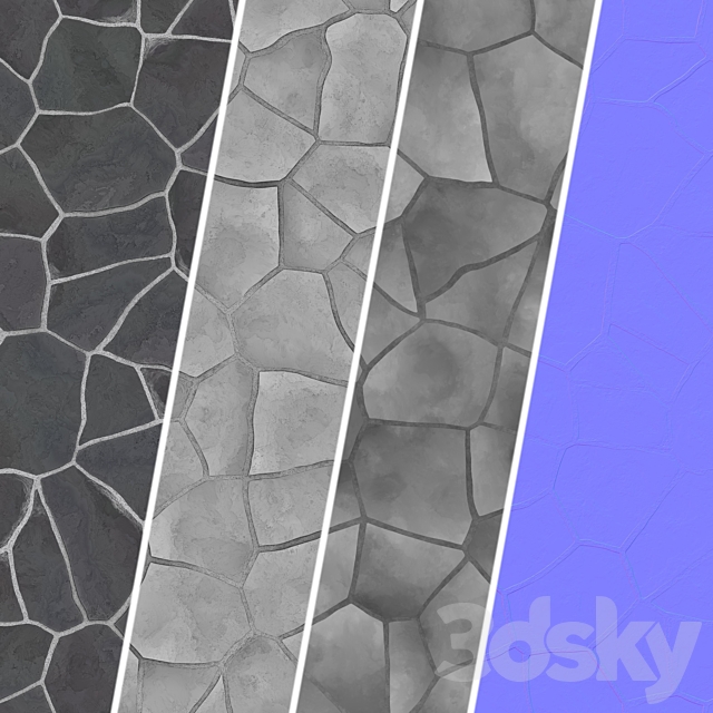 Floor Stone | PBR | 4K | PNG | Seamless 3dsky