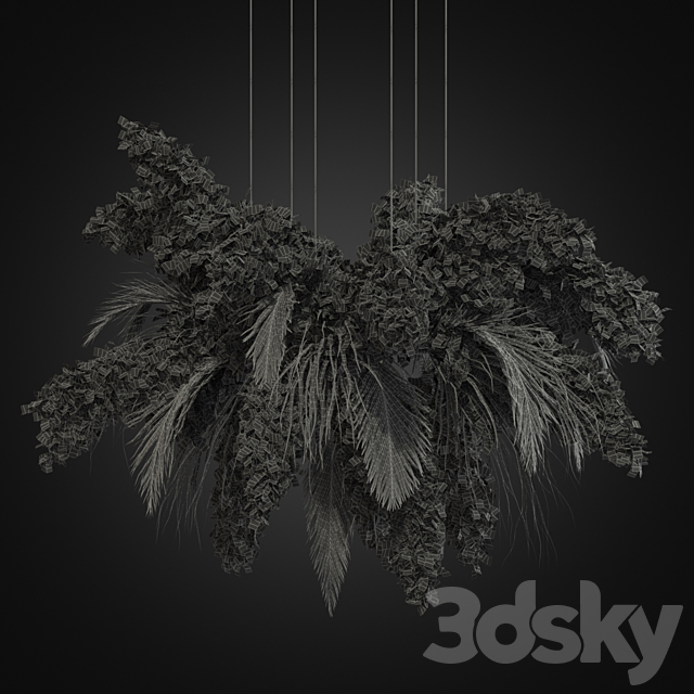 Ceiling pampas 02 3dsky