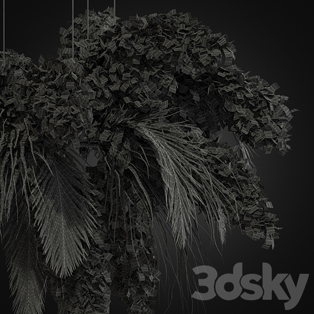 Ceiling pampas 02 3dskyfree