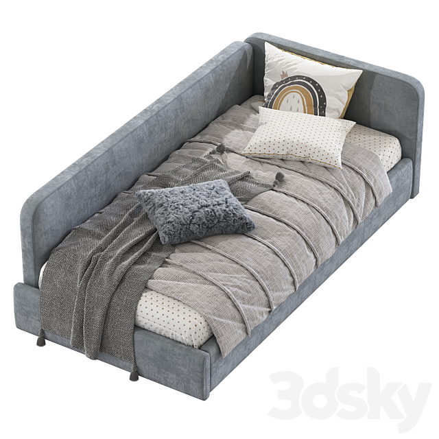 Contemporary style sofa bed 9 3DSMax File - thumbnail 4