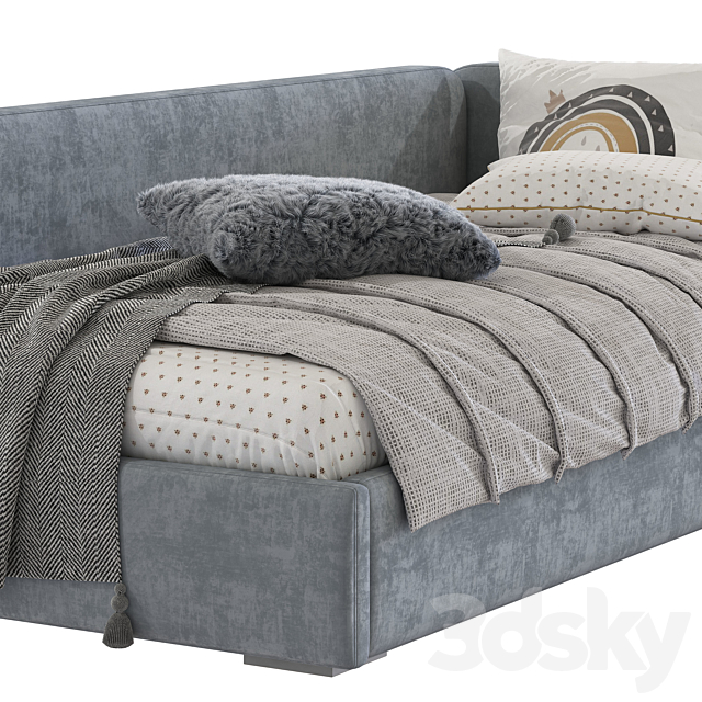 Contemporary style sofa bed 9 3DSMax File - thumbnail 7