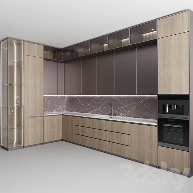 Kitchen No. 88  “Iron Rose” 3DS Max Model - thumbnail 2