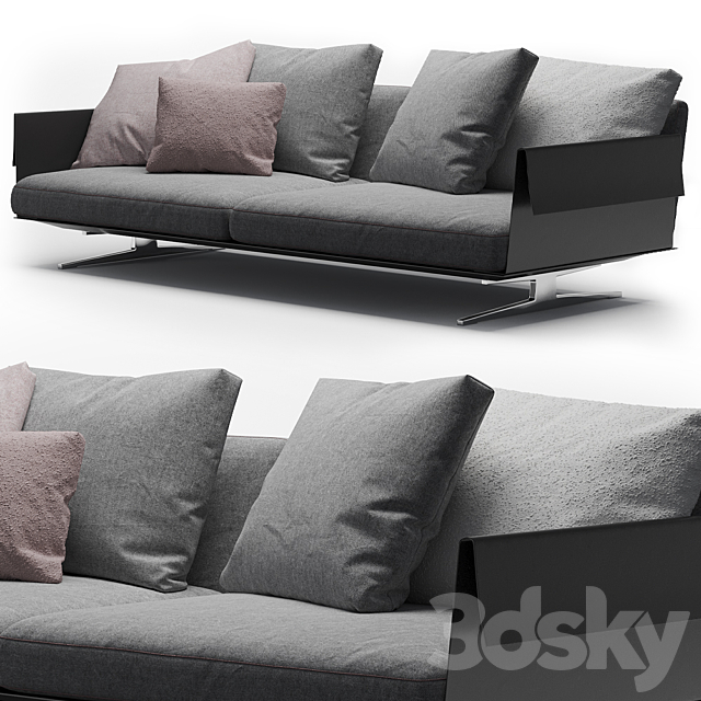 Flexform Bretton Sofa 3d