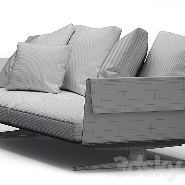 Flexform Bretton Sofa 3dskyfree