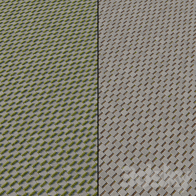 Eco-paving Type 1 Pattern 7 3d