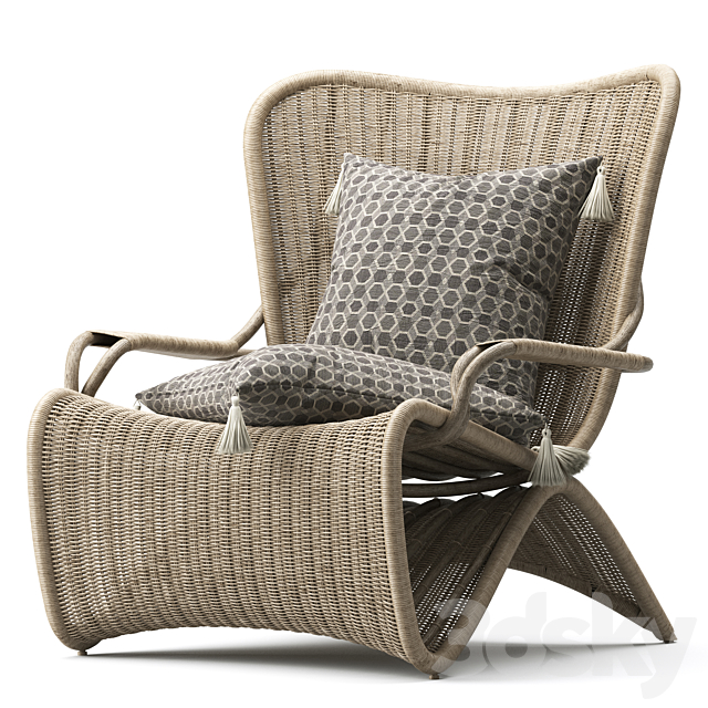 Palmeria Lounge Chair 3DSMax File - thumbnail 1