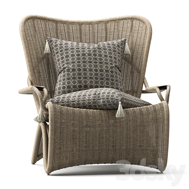 Palmeria Lounge Chair 3DSMax File - thumbnail 3