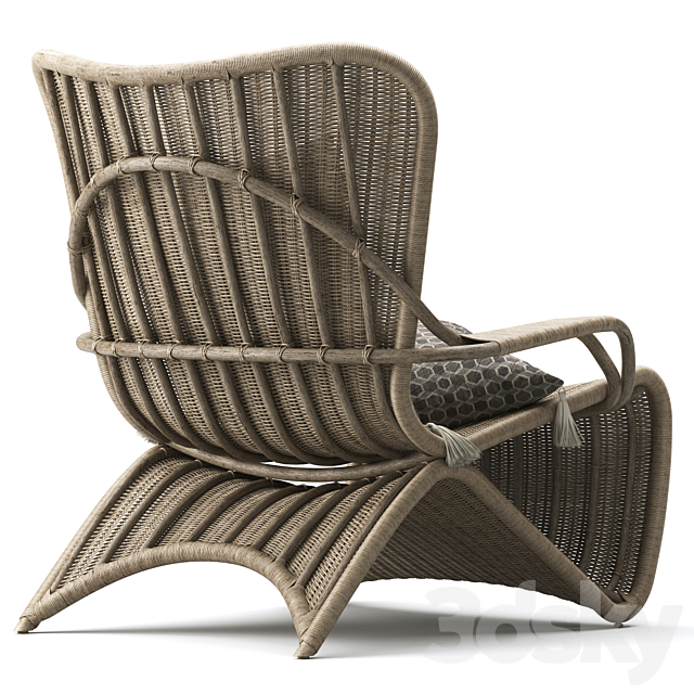 Palmeria Lounge Chair 3DSMax File - thumbnail 5
