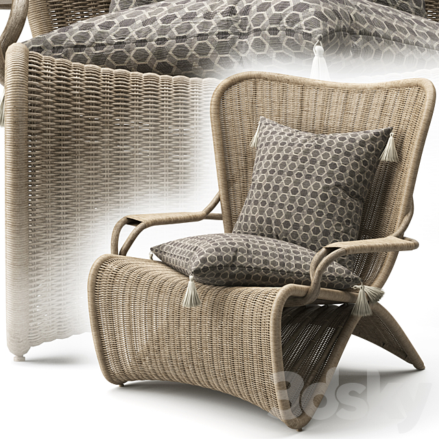 Palmeria Lounge Chair 3DSMax File - thumbnail 6
