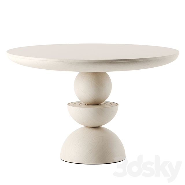 Sonali Dining Table by Anthropologie 3DSMax File - thumbnail 1