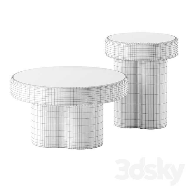 Soda coffee tables by Miniforms 3d