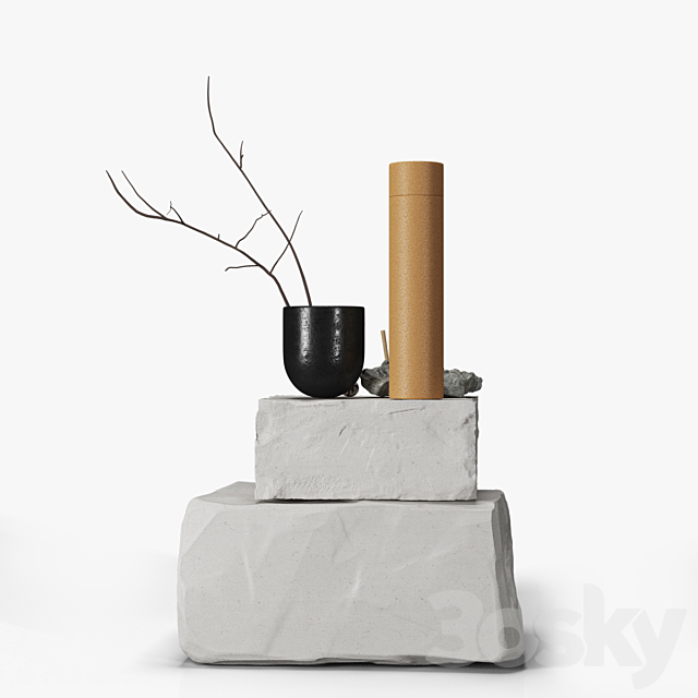 Decorative set 3dsky