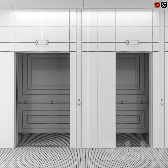 Elevator with interior 1 3DSMax File - thumbnail 4