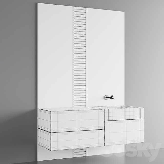 Bathroom console ?8 3DSMax File - thumbnail 4