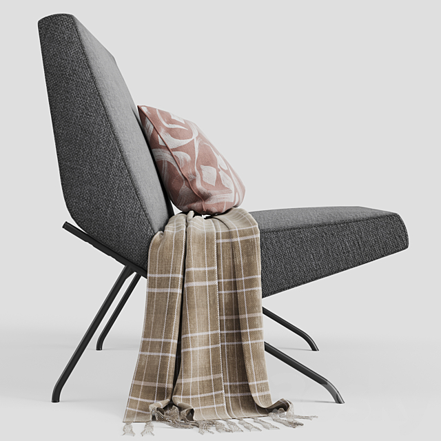 SG10 Chair by Pierre Guariche 3dsky
