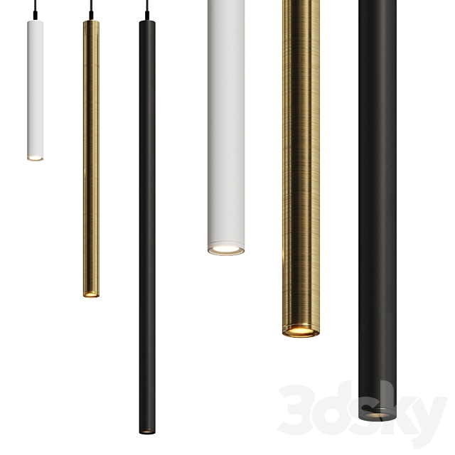 Arkoslight Stick Pendant Lamps 3DSMax File - thumbnail 1