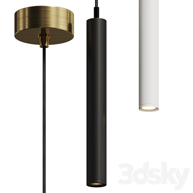 Arkoslight Stick Pendant Lamps 3DSMax File - thumbnail 2