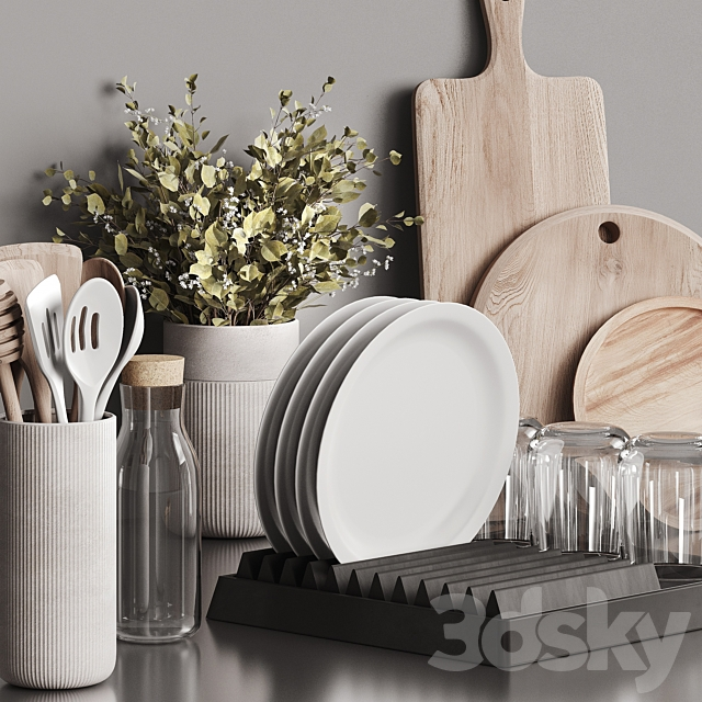 Decorative set 040 3dsky