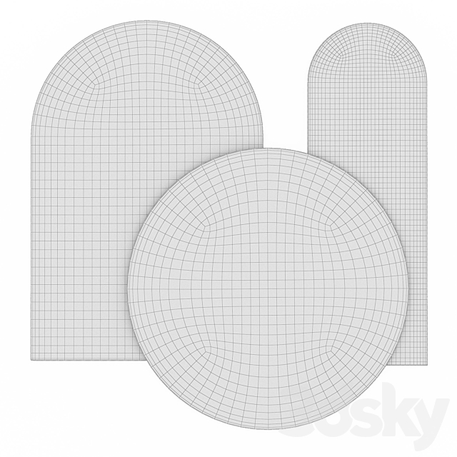 Ply Pink Rug 3dsky