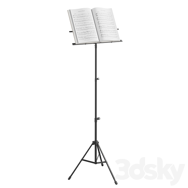 The Violin With Case 3dskyfree