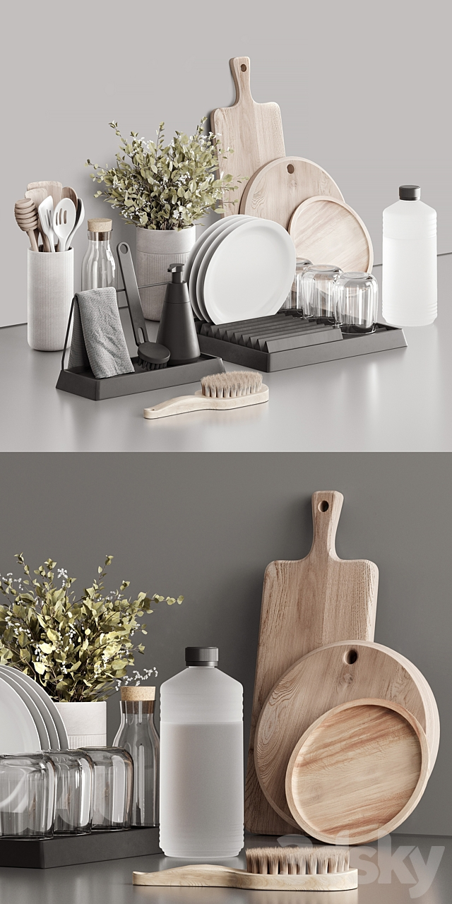Decorative set 040 3dmodel