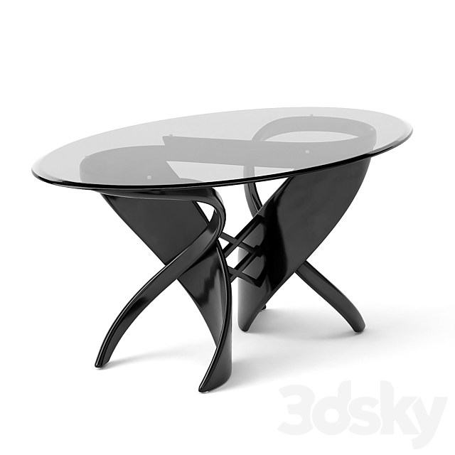 group with table virtuos S OM 3DSMax File - thumbnail 2