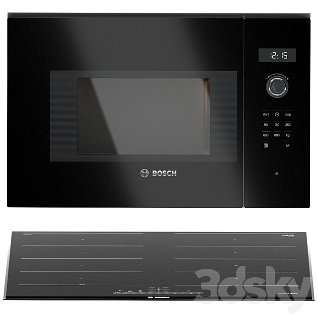 BOSCH 6 kitchen appliances set 3dskyfree