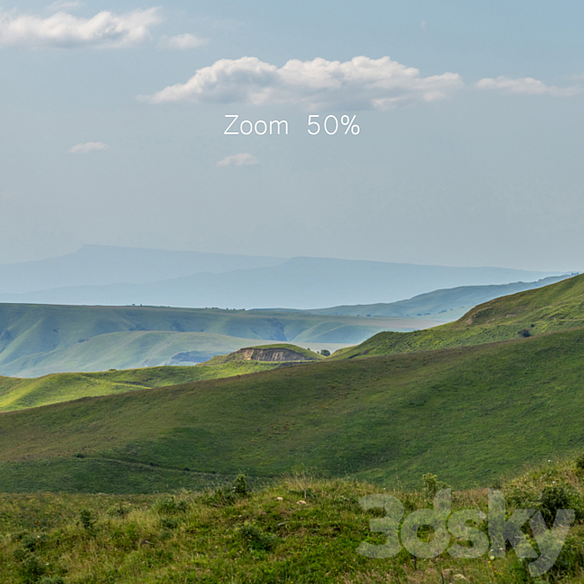 Panorama with mountains. 2 pcs. 30k 3DSMax File - thumbnail 3