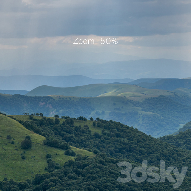Panorama with mountains. 2 pcs. 30k 3DSMax File - thumbnail 4