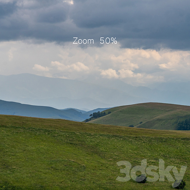 Panorama with mountains. 2 pcs. 30k 3DSMax File - thumbnail 7