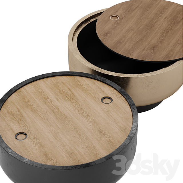 Drum Storage Coffee Table West Elm 3dskyfree