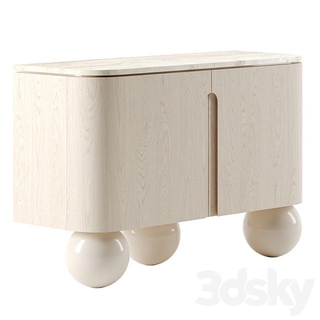 Olbia Commode by LE BERRE VEVAUD 3d