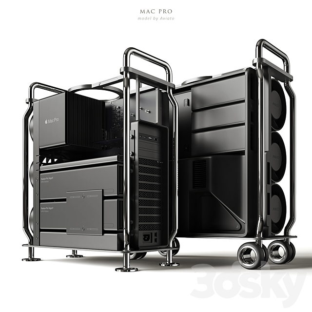Apple Mac Pro 3d