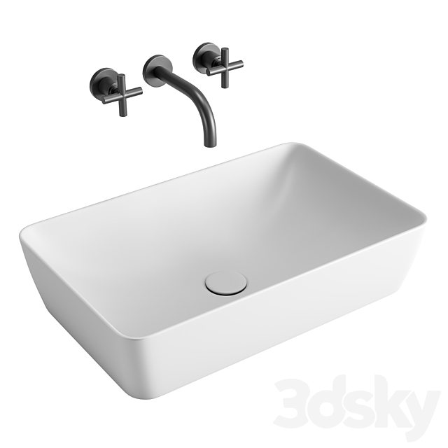 GSI ColorElements Washbasin Set 1 3dskyfree