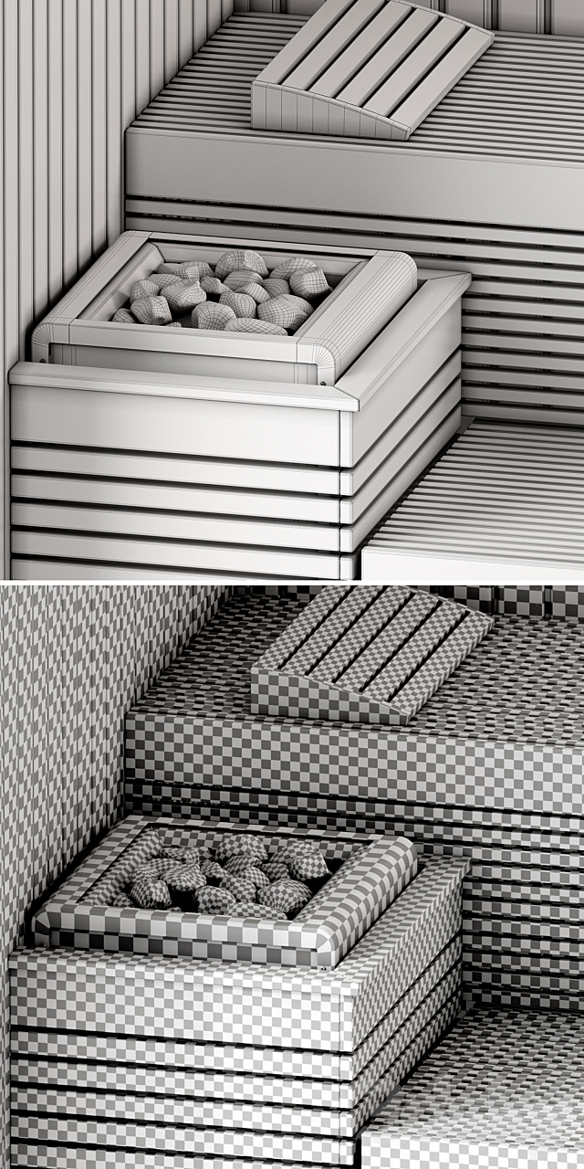 Sauna Sentiotec Panorama Small 3dsky