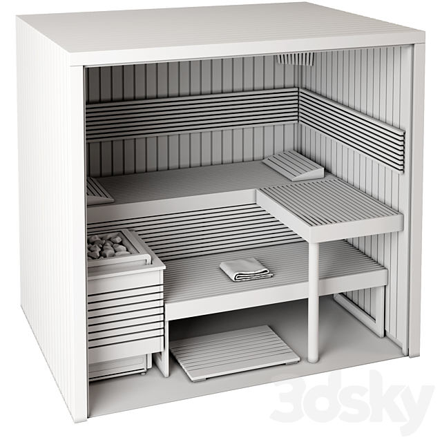 Sauna Sentiotec Panorama Small 3dskyfree