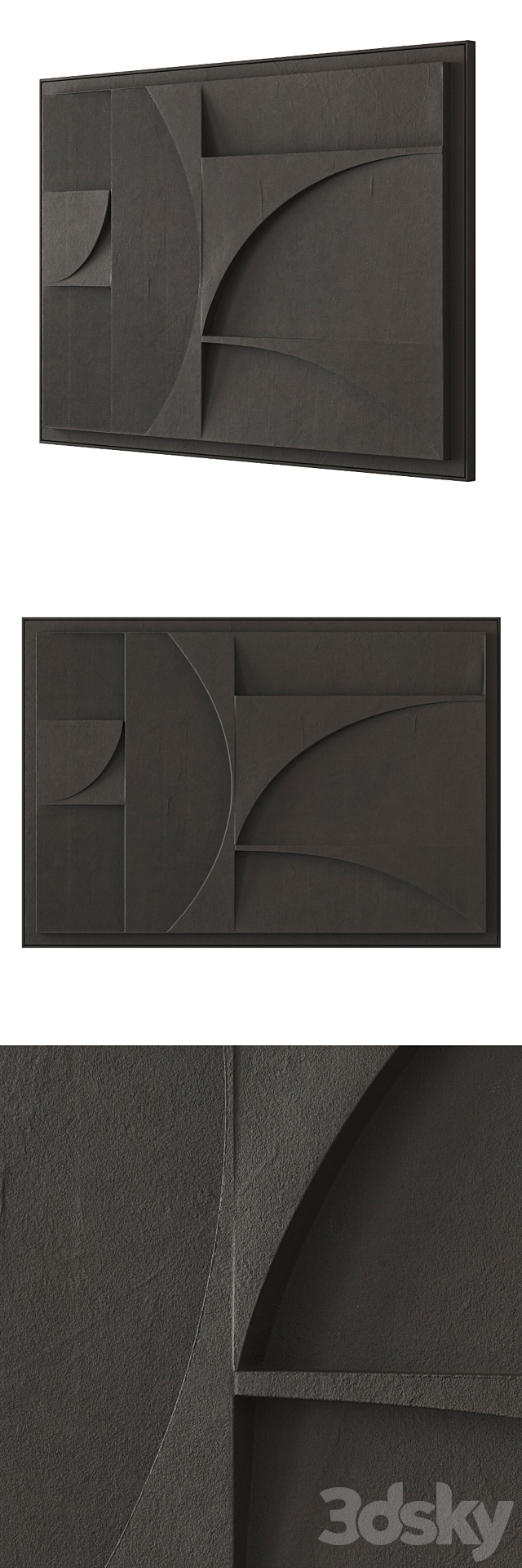 Extra large relief artwork 3dsky