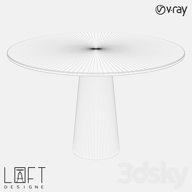 LoftDesigne 60172 model table 3d