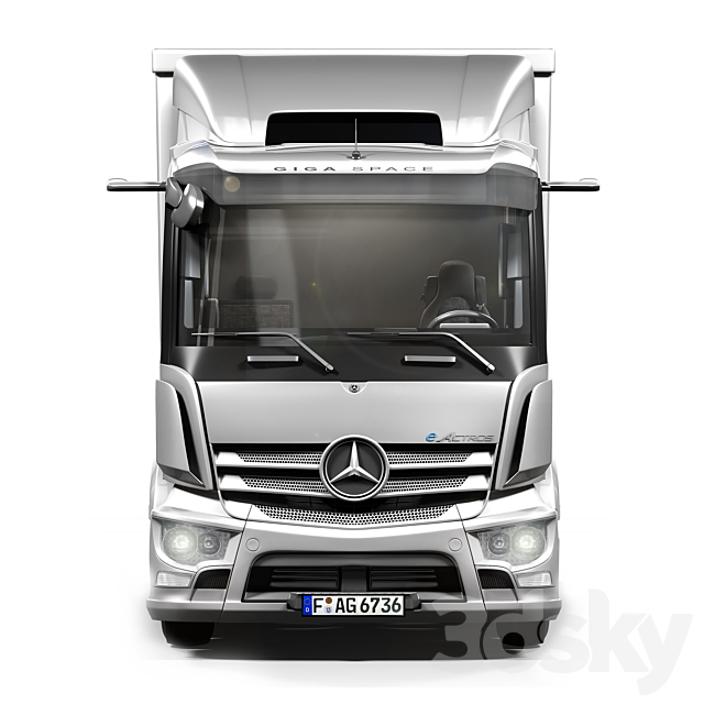 benz_eACTROS 3dsky