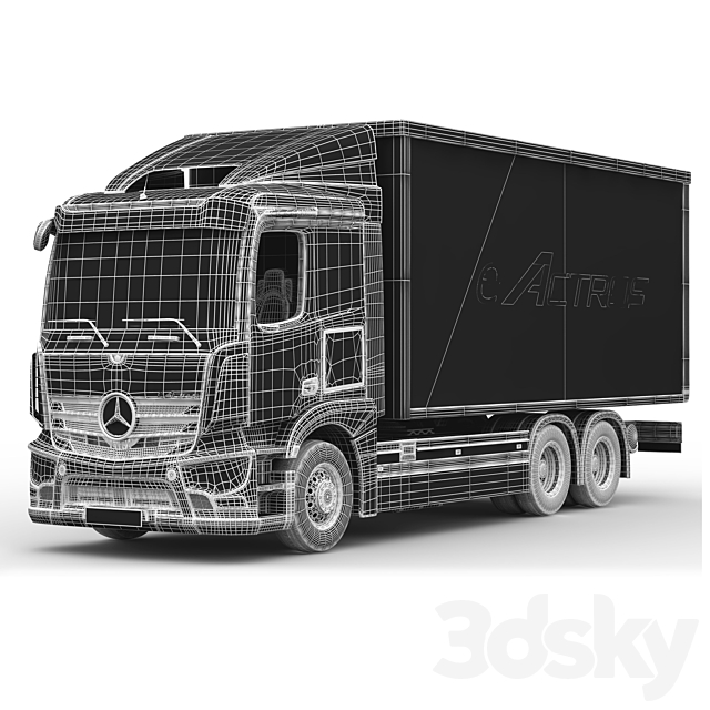 benz_eACTROS 3dmodel