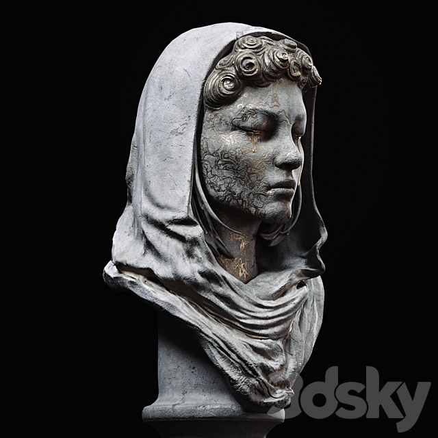 Female Statue 3DSMax File - thumbnail 1