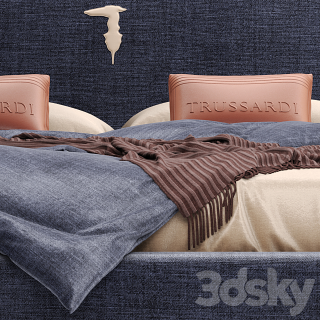 Bed trussardi DEVEN BED 3DSMax File - thumbnail 5