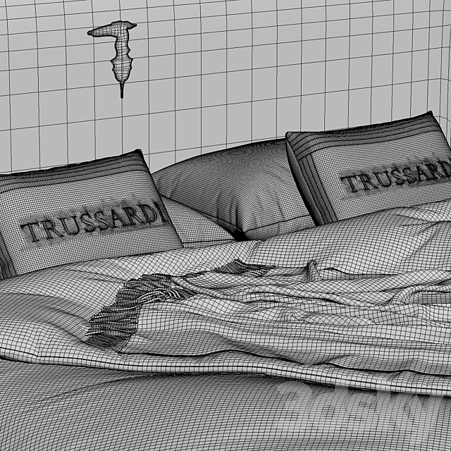Bed trussardi DEVEN BED 3DSMax File - thumbnail 7
