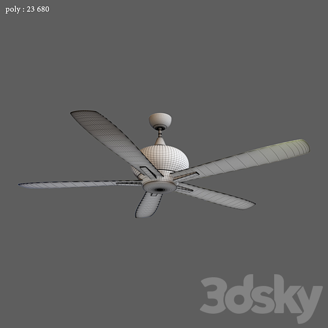 Doren ceiling fan 3d
